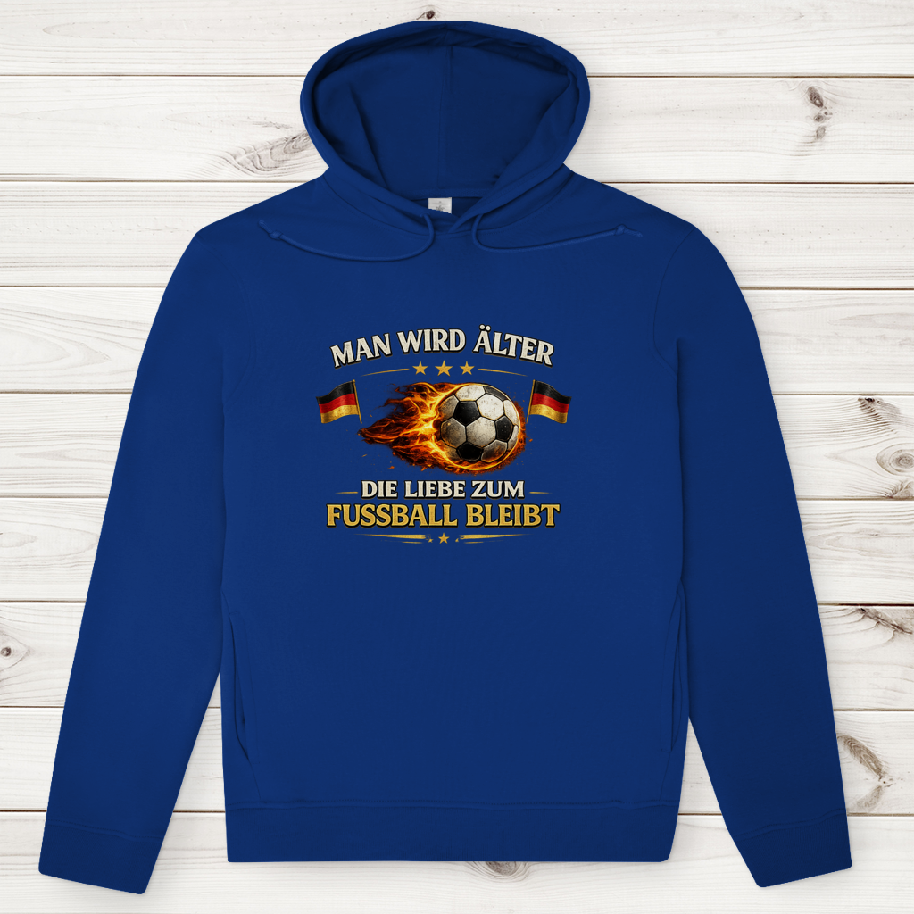 Herren Premium Bio Hoodie Man wird älter
