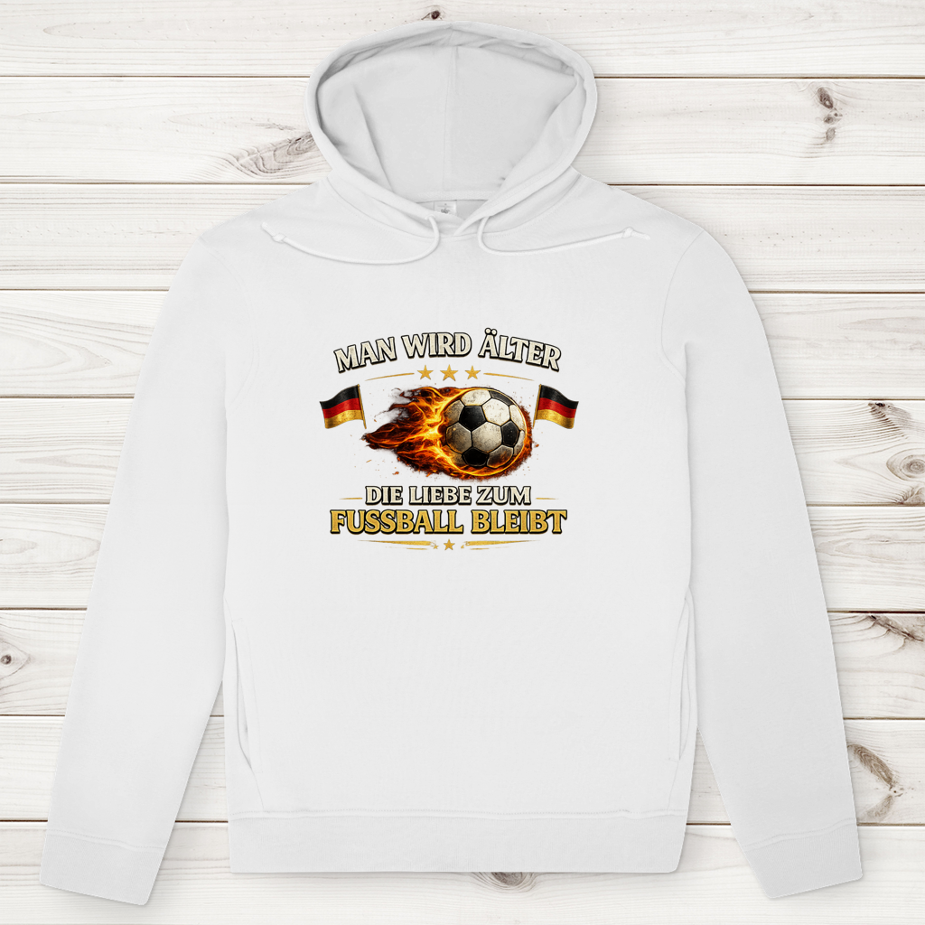 Herren Premium Bio Hoodie Man wird älter