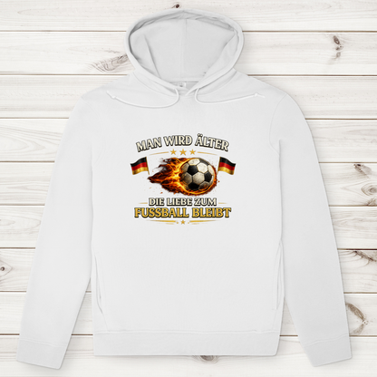 Herren Premium Bio Hoodie Man wird älter
