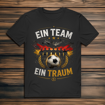 Herren Premium Bio T-Shirt Ein Team, ein Traum