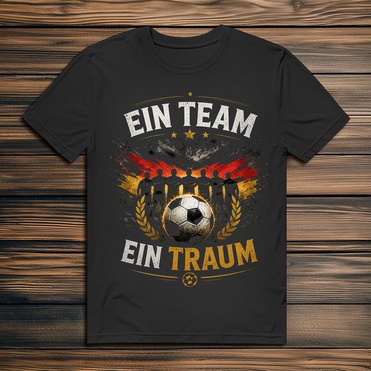 Herren Premium Bio T-Shirt Ein Team, ein Traum