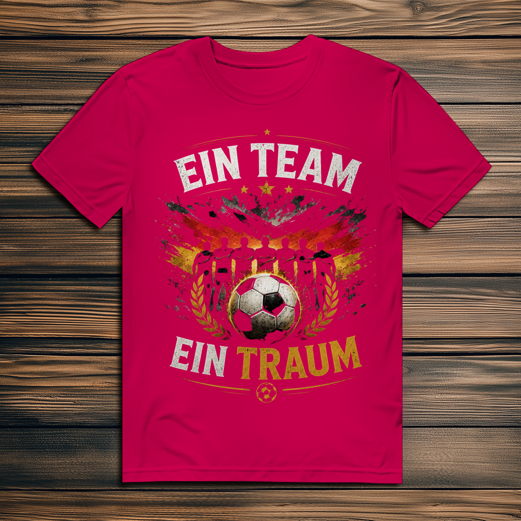 Herren Premium Bio T-Shirt Ein Team, ein Traum