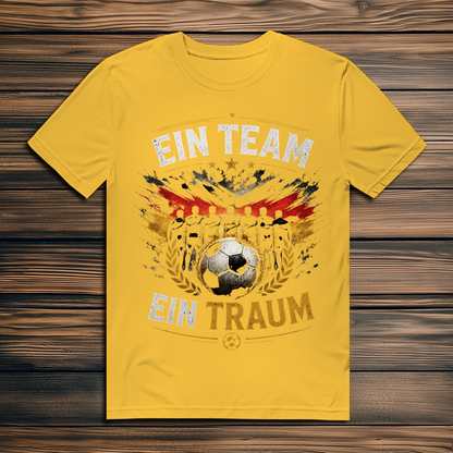 Herren Premium Bio T-Shirt Ein Team, ein Traum