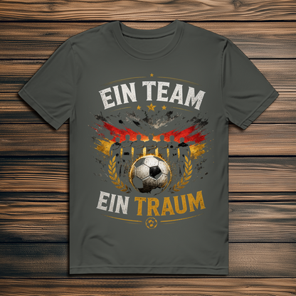 Herren Premium Bio T-Shirt Ein Team, ein Traum
