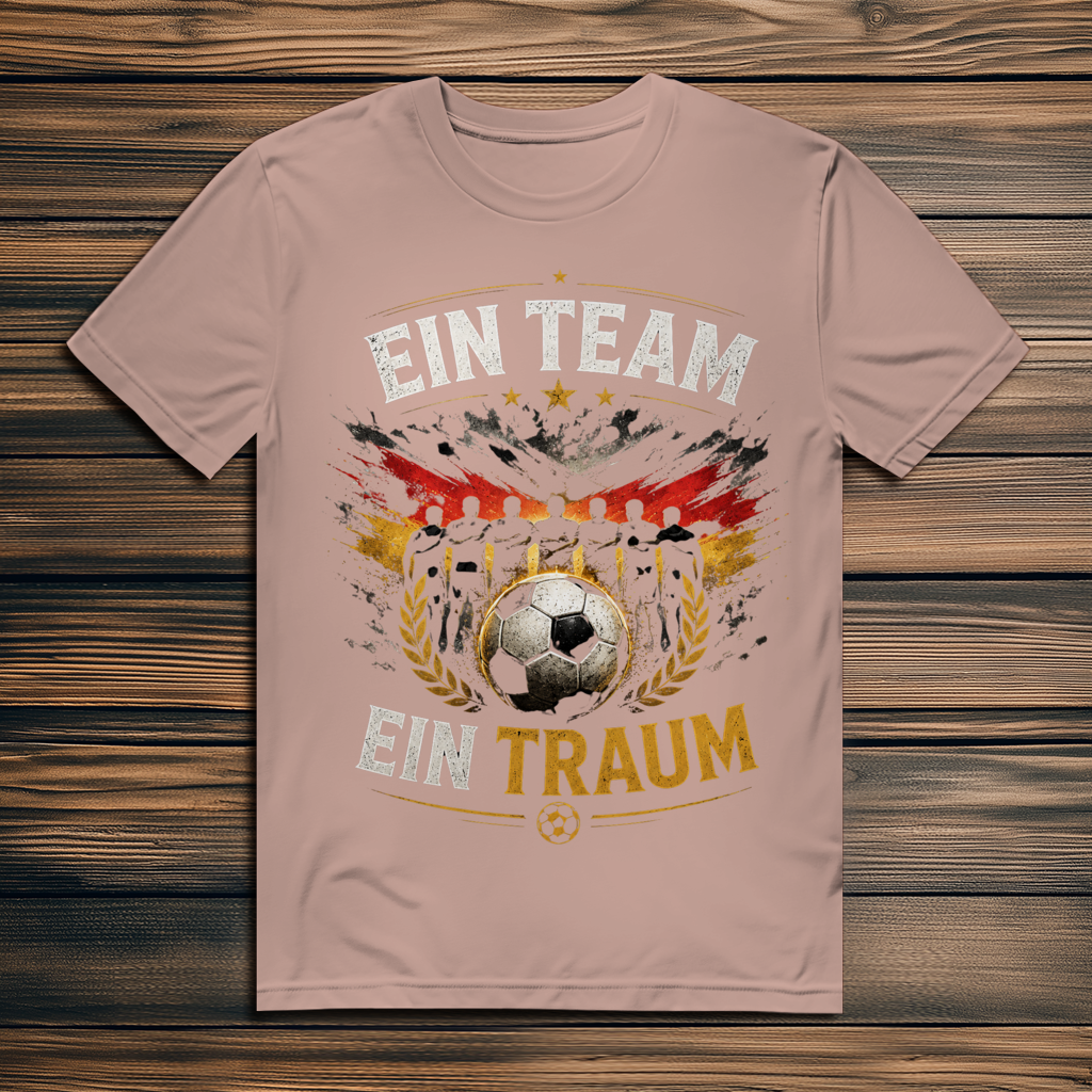 Herren Premium Bio T-Shirt Ein Team, ein Traum