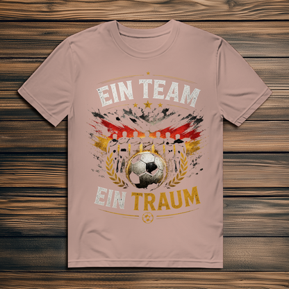 Herren Premium Bio T-Shirt Ein Team, ein Traum