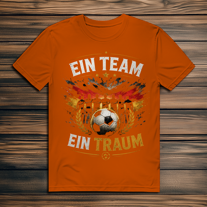 Herren Premium Bio T-Shirt Ein Team, ein Traum