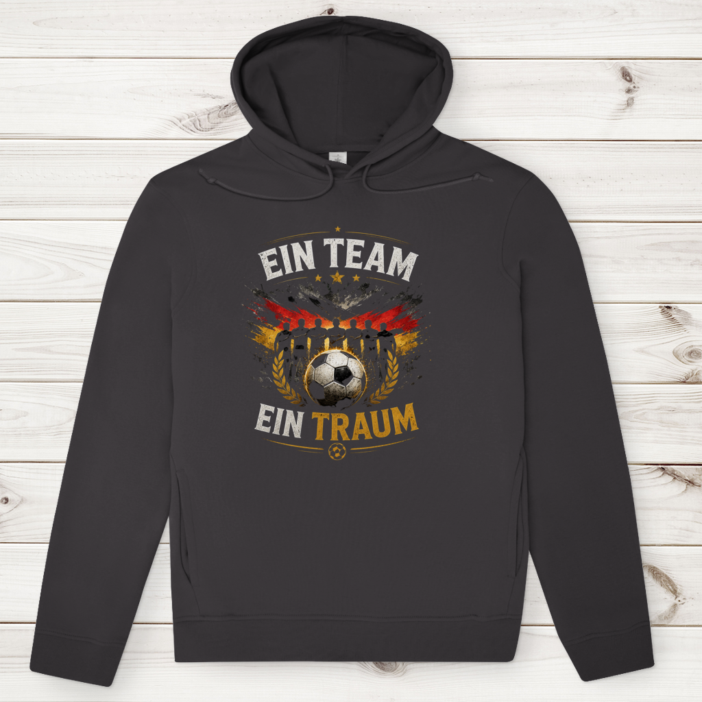 Herren Premium Bio Hoodie Ein Team, ein Traum