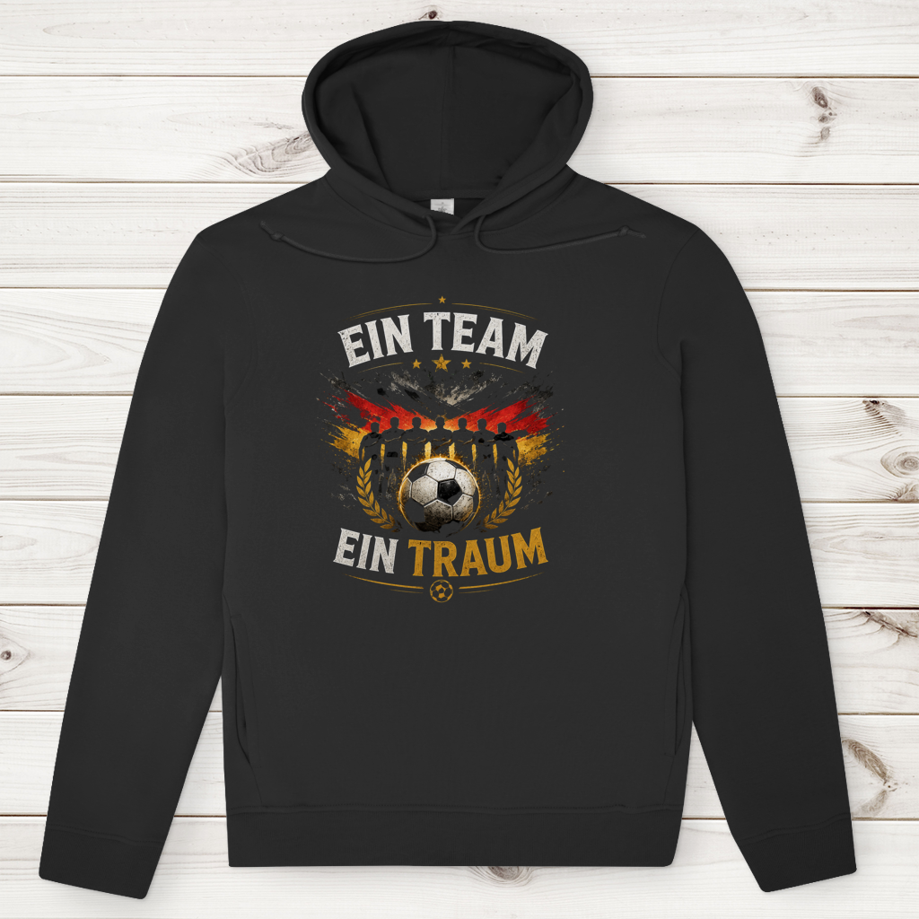 Herren Premium Bio Hoodie Ein Team, ein Traum