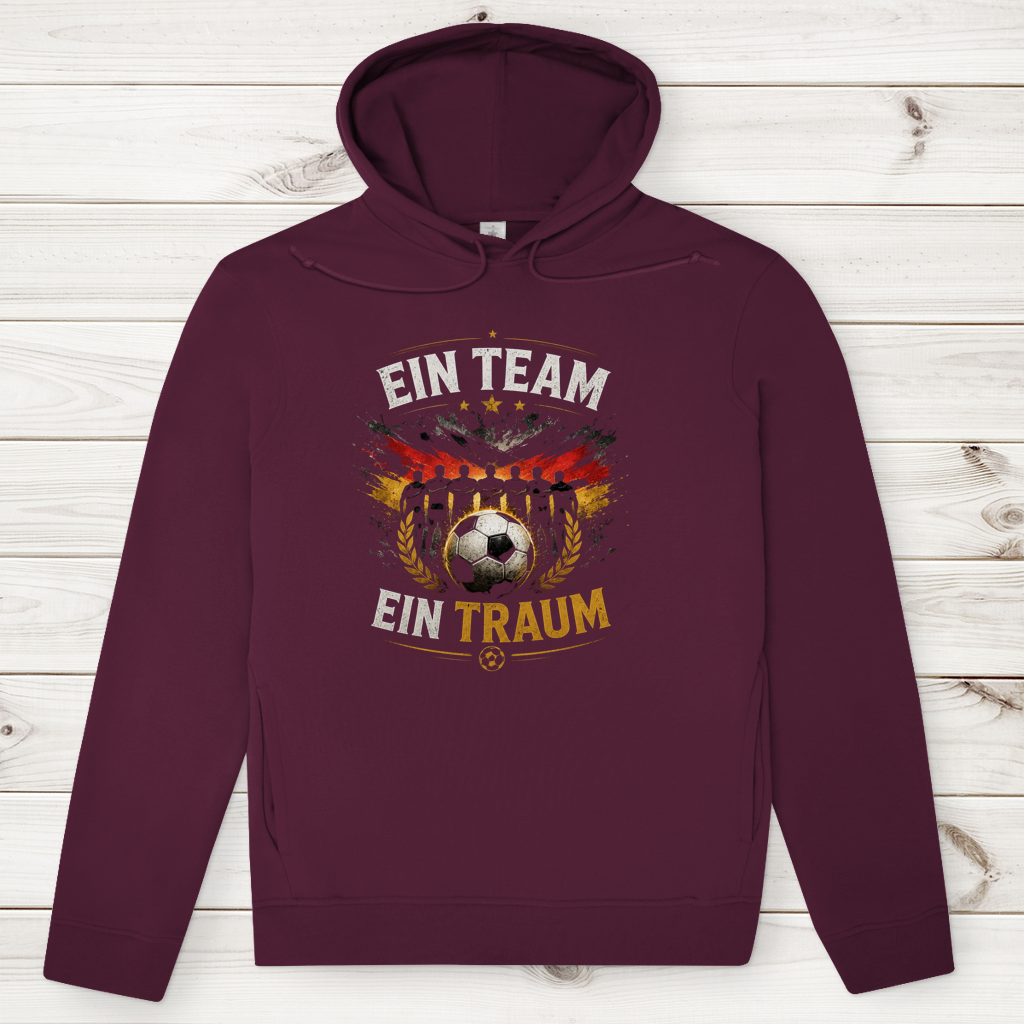 Herren Premium Bio Hoodie Ein Team, ein Traum