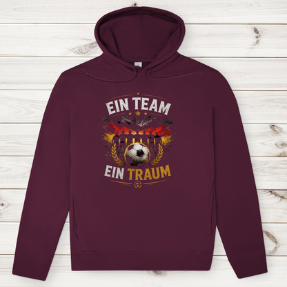 Herren Premium Bio Hoodie Ein Team, ein Traum