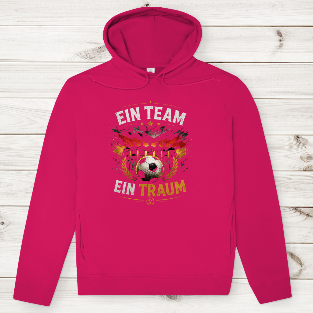 Herren Premium Bio Hoodie Ein Team, ein Traum