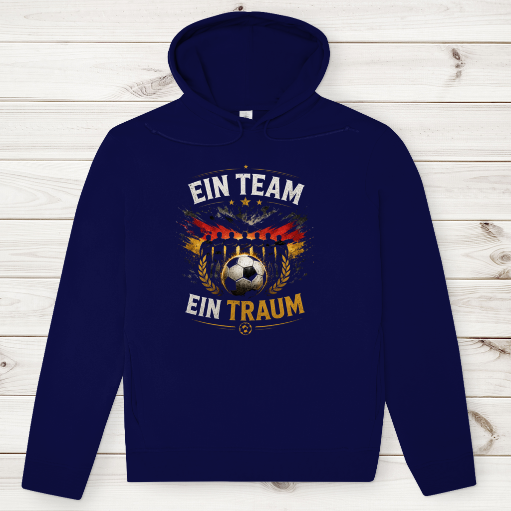 Herren Premium Bio Hoodie Ein Team, ein Traum