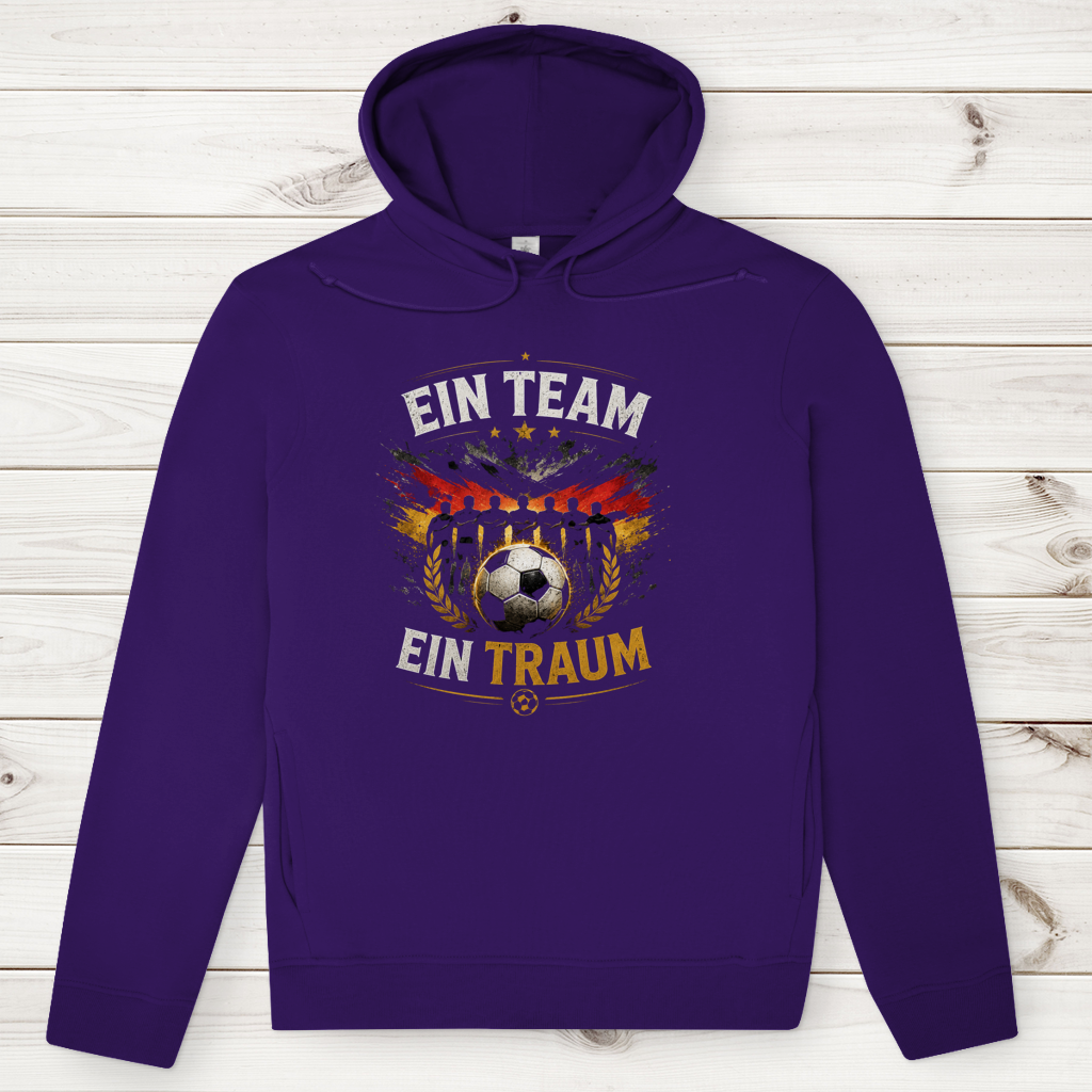Herren Premium Bio Hoodie Ein Team, ein Traum