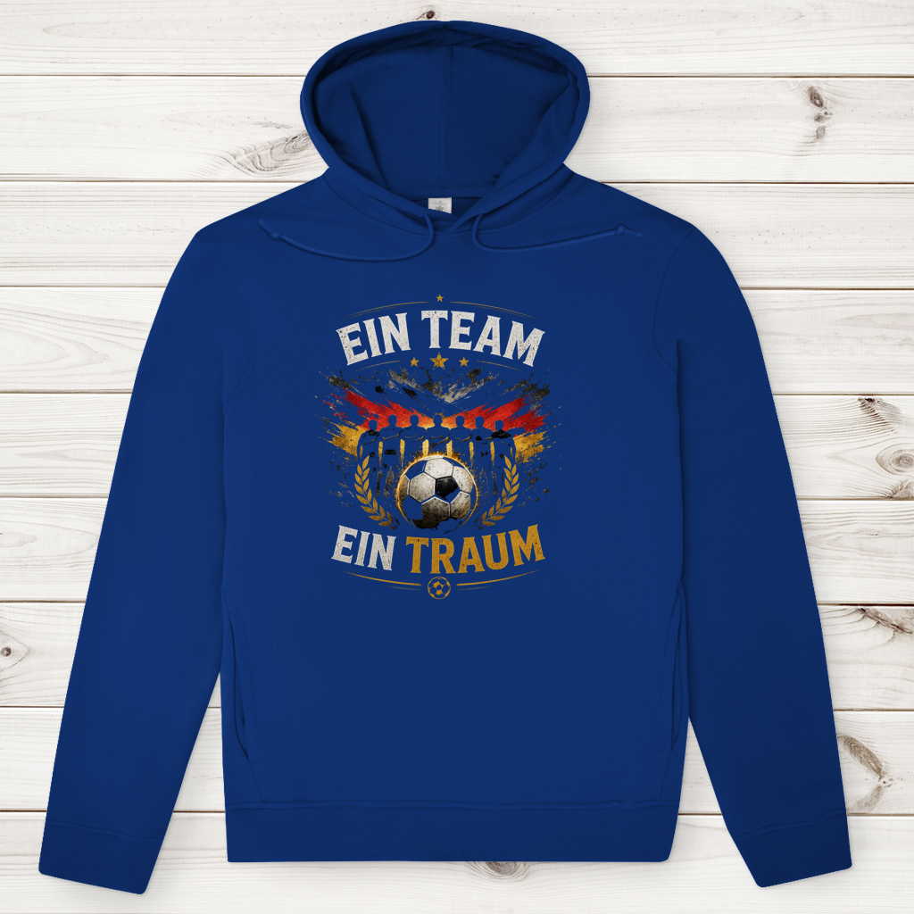 Herren Premium Bio Hoodie Ein Team, ein Traum