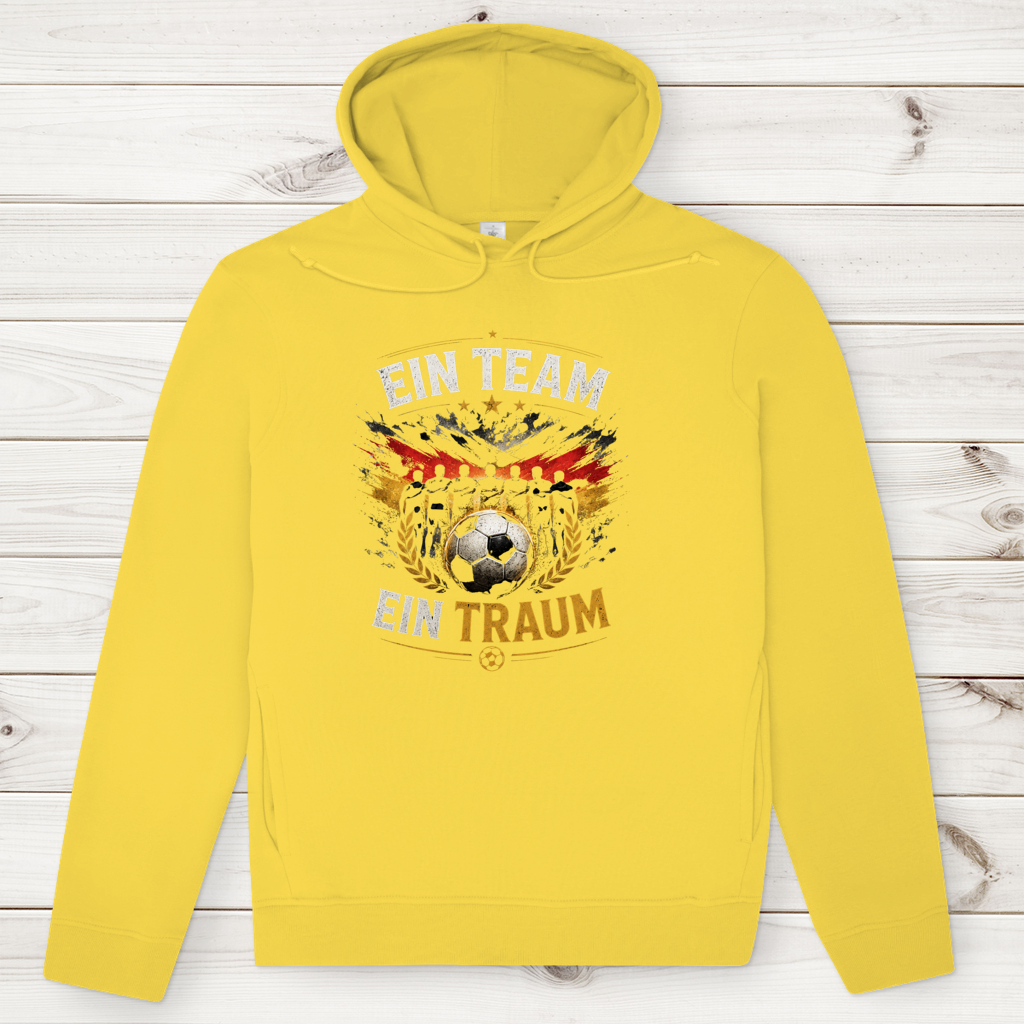 Herren Premium Bio Hoodie Ein Team, ein Traum