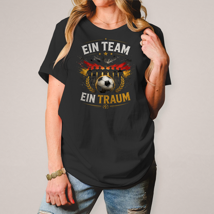 Damen T-Shirt Ein Team, ein Traum