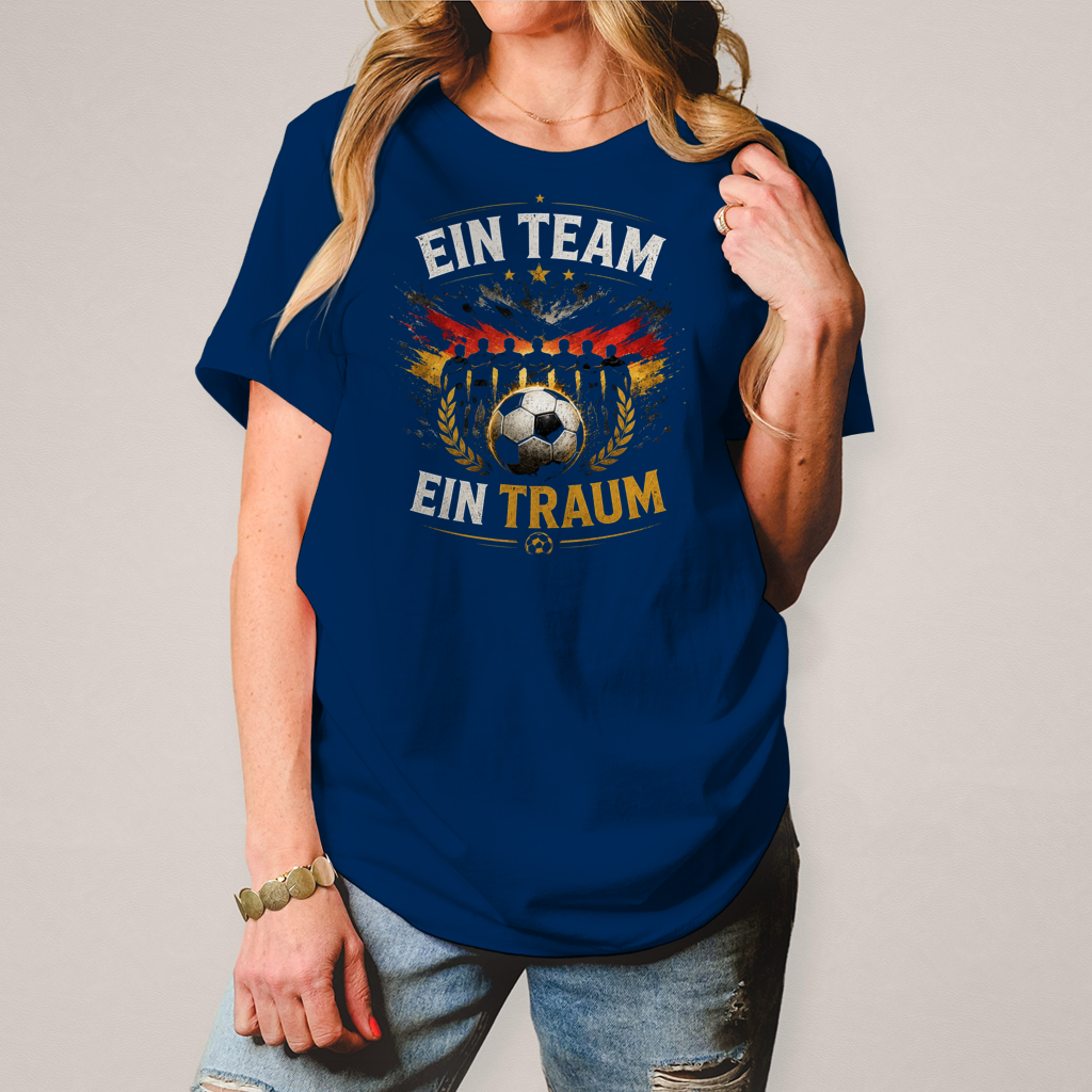Damen T-Shirt Ein Team, ein Traum
