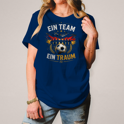 Damen T-Shirt Ein Team, ein Traum