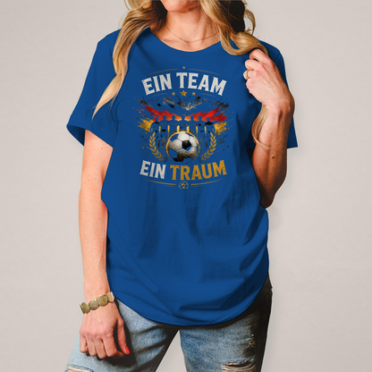Damen T-Shirt Ein Team, ein Traum