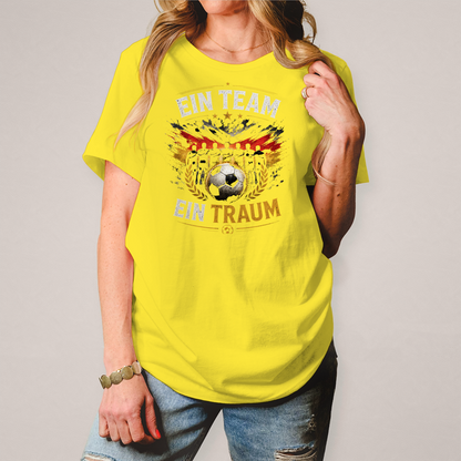 Damen T-Shirt Ein Team, ein Traum