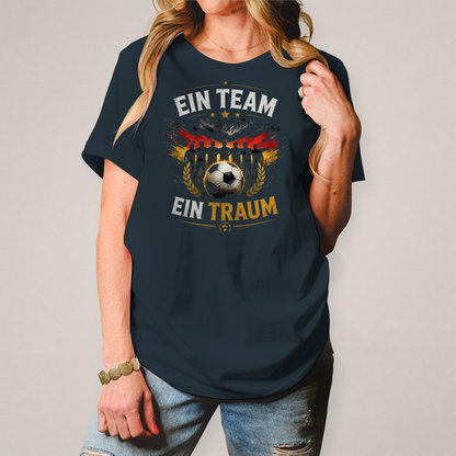Damen T-Shirt Ein Team, ein Traum