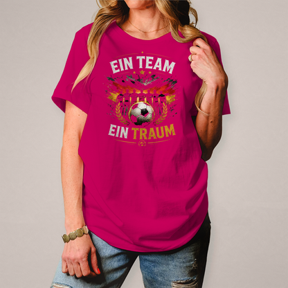 Damen T-Shirt Ein Team, ein Traum