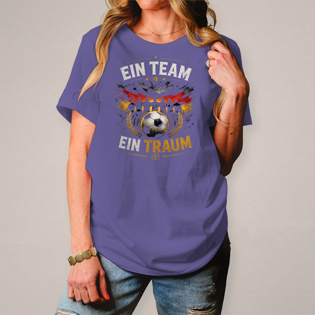 Damen T-Shirt Ein Team, ein Traum