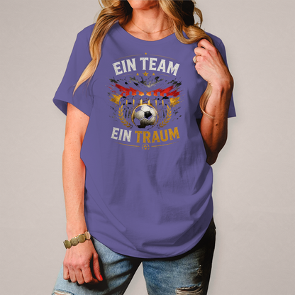 Damen T-Shirt Ein Team, ein Traum