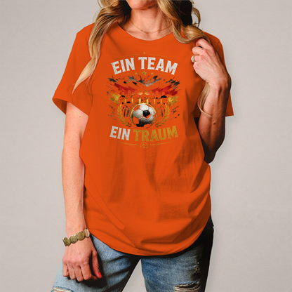 Damen T-Shirt Ein Team, ein Traum