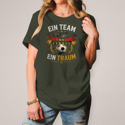 Damen T-Shirt Ein Team, ein Traum