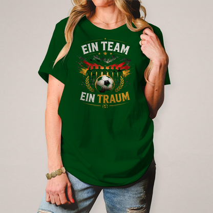 Damen T-Shirt Ein Team, ein Traum