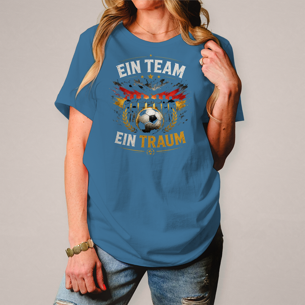 Damen T-Shirt Ein Team, ein Traum