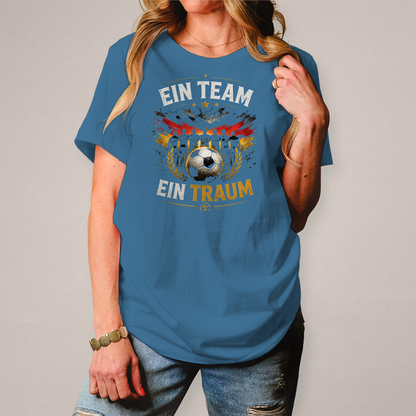 Damen T-Shirt Ein Team, ein Traum