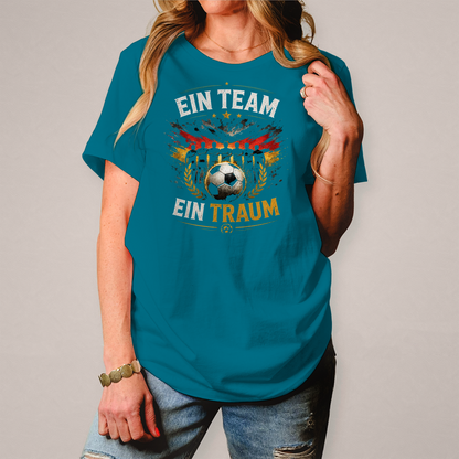 Damen T-Shirt Ein Team, ein Traum