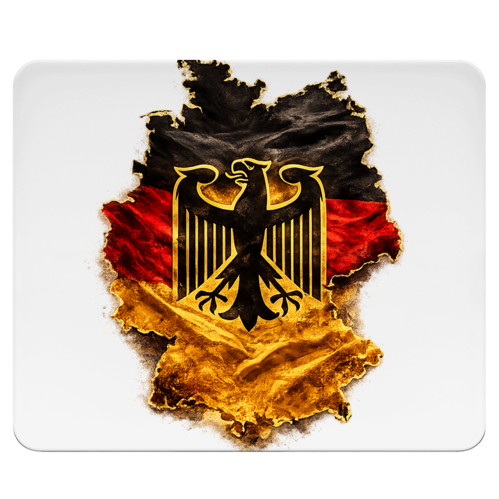 Mousepad Deutsche Flagge mit Adler