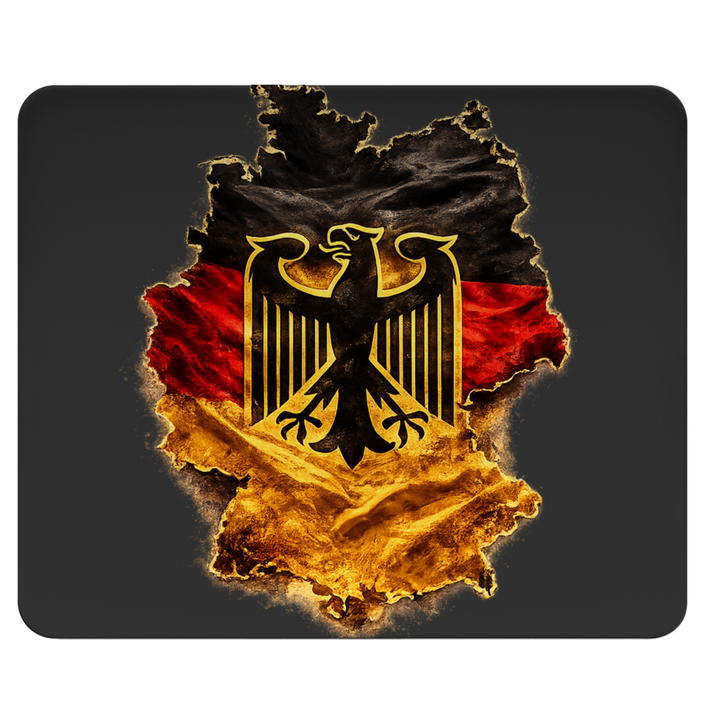 Mousepad Deutsche Flagge mit Adler