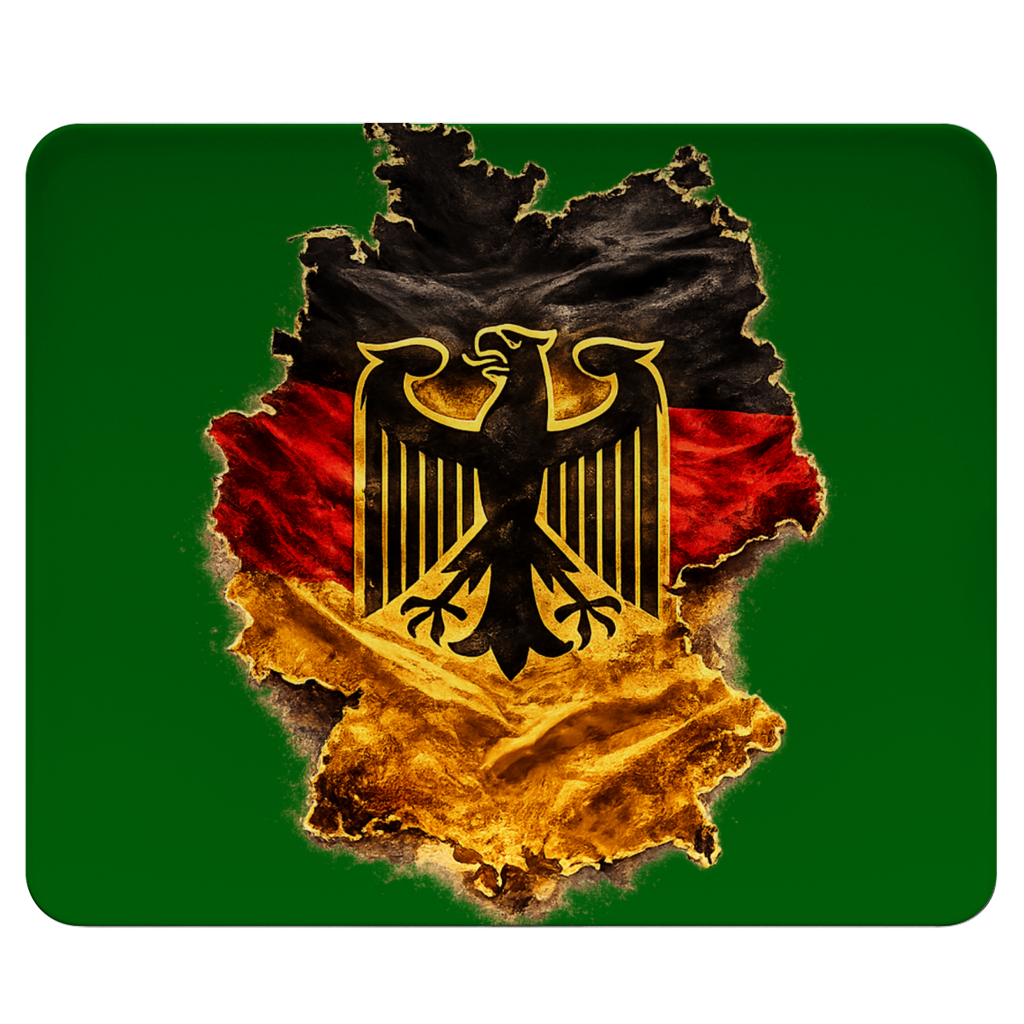 Mousepad Deutsche Flagge mit Adler