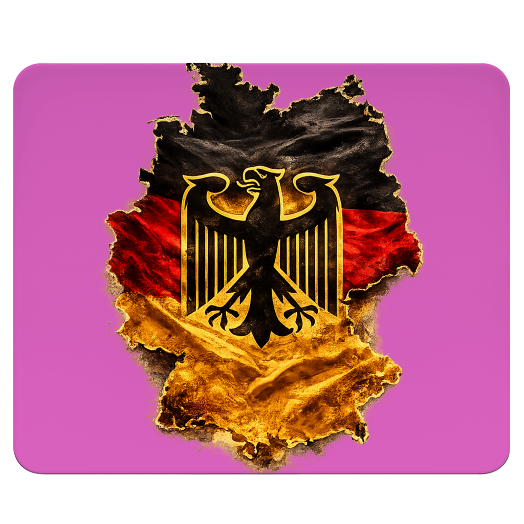 Mousepad Deutsche Flagge mit Adler