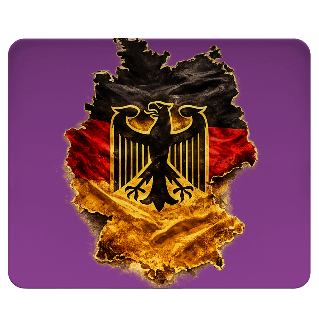 Mousepad Deutsche Flagge mit Adler