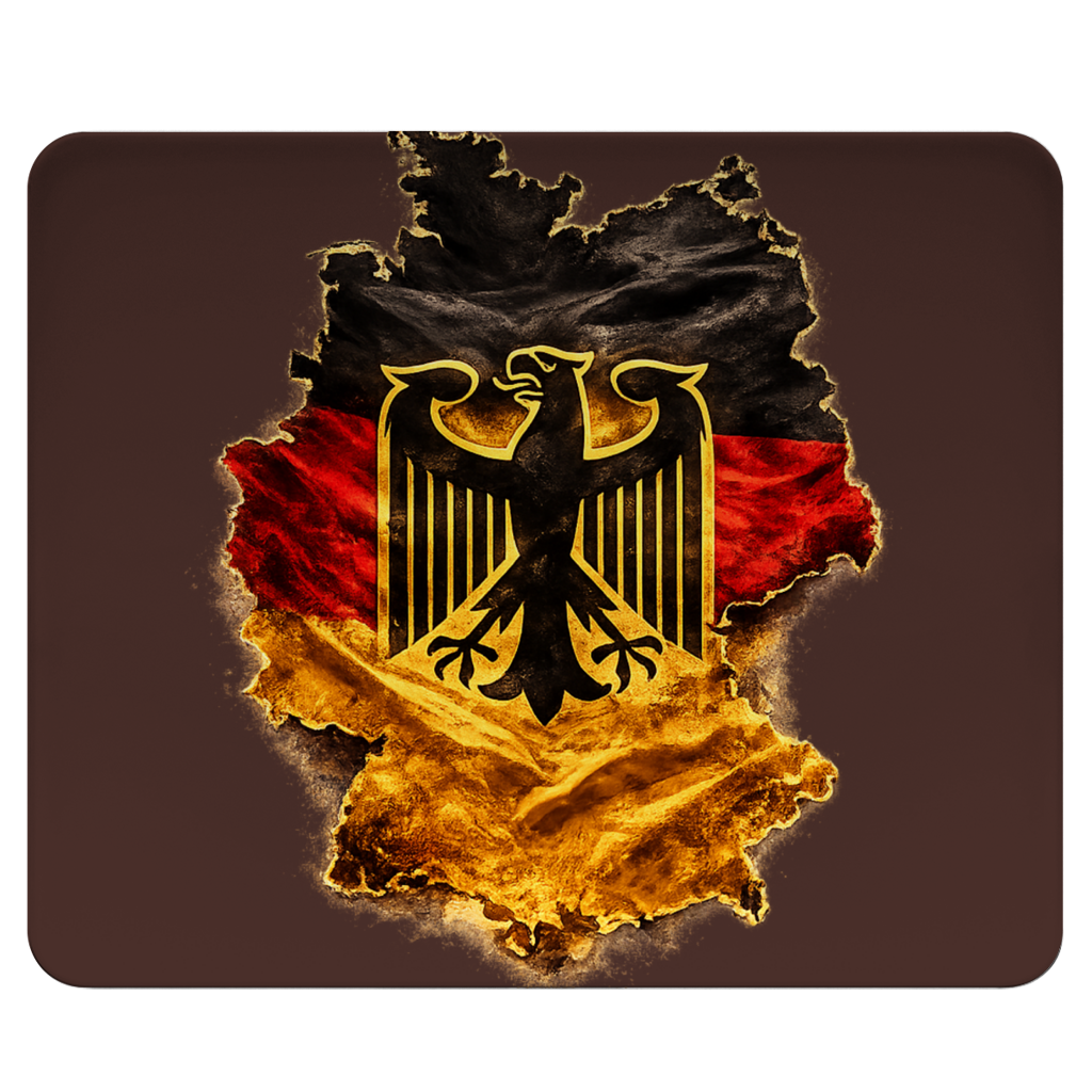 Mousepad Deutsche Flagge mit Adler