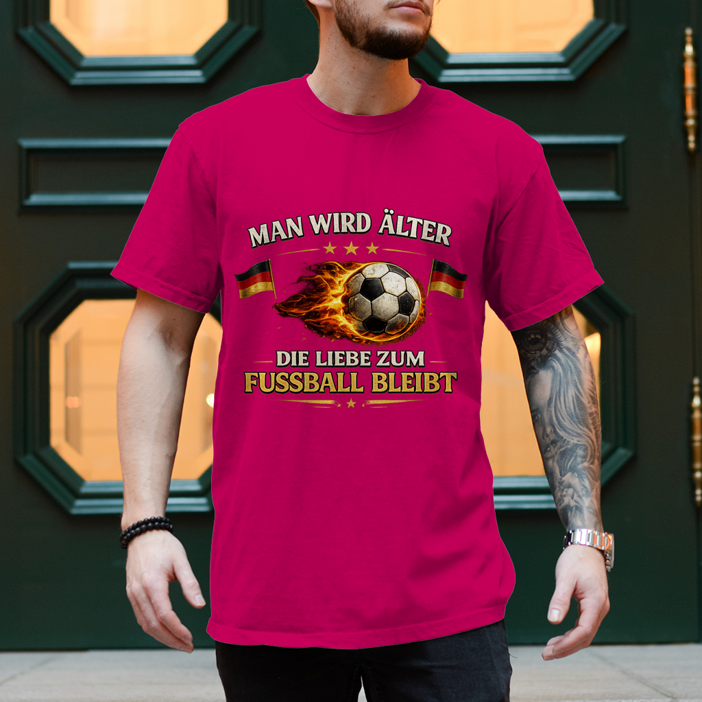 Herren T-Shirt Man wird älter