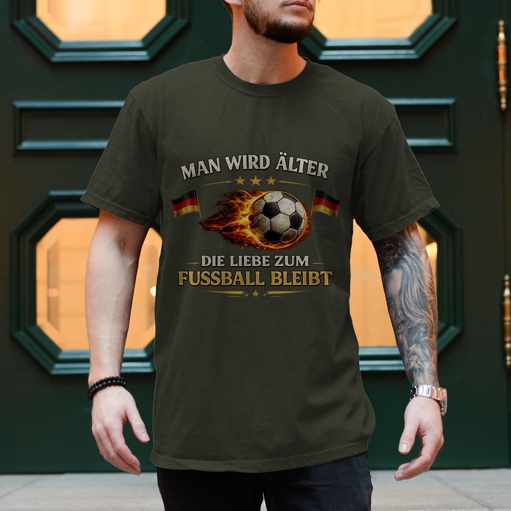 Herren T-Shirt Man wird älter