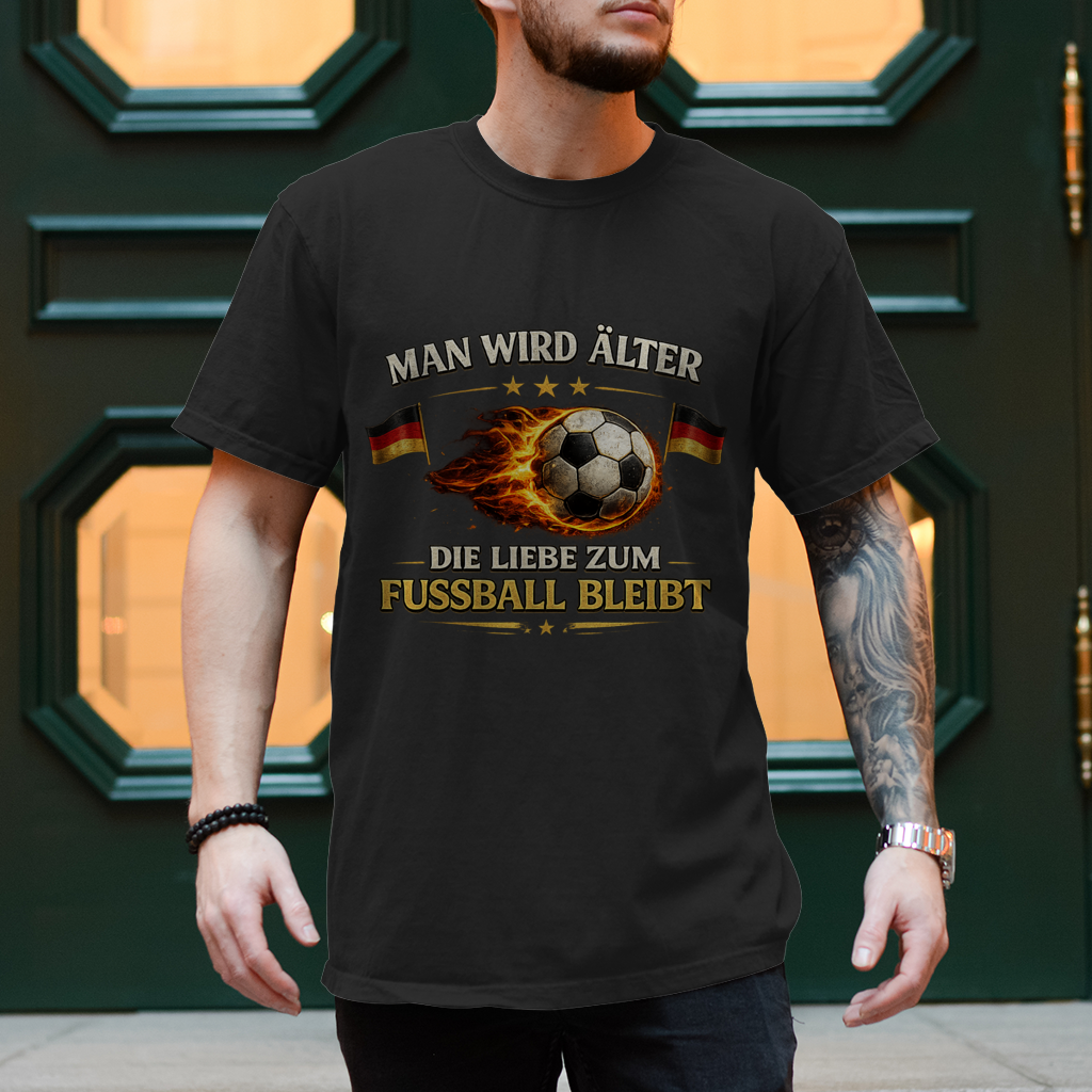 Herren T-Shirt Man wird älter