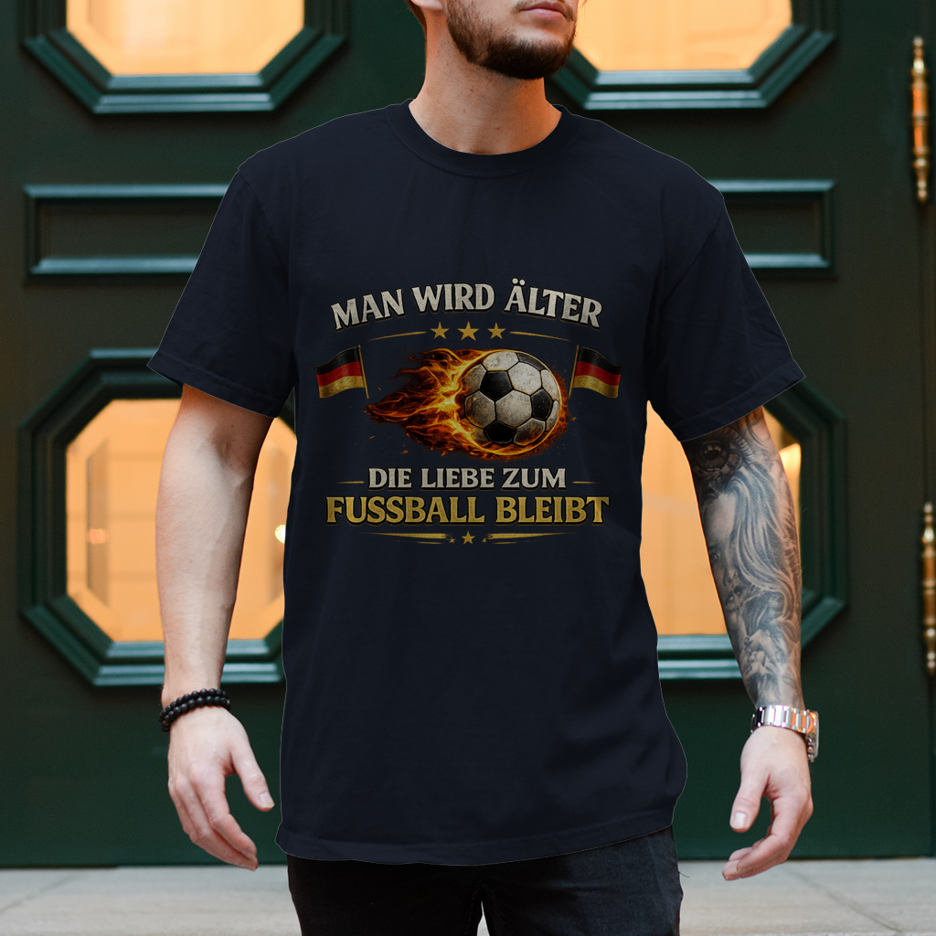 Herren T-Shirt Man wird älter