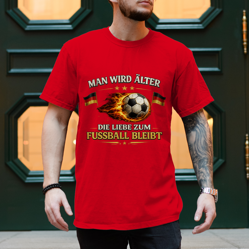 Herren T-Shirt Man wird älter