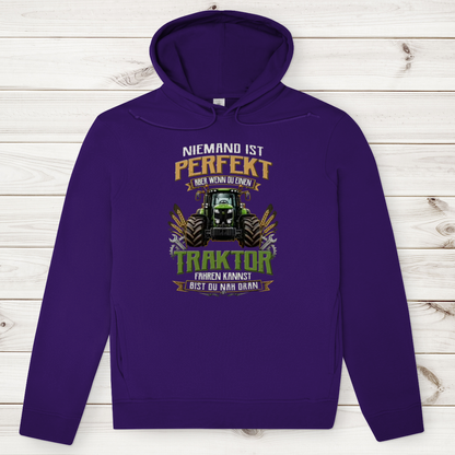 Herren Premium Bio Hoodie Traktor-Design
