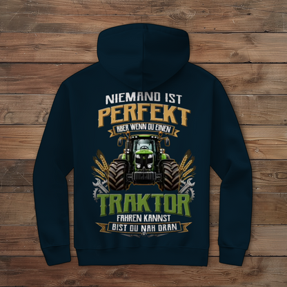 Herren Zipper Hoodie Traktor-Design