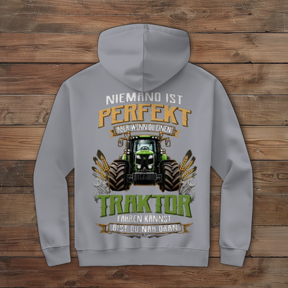 Herren Zipper Hoodie Traktor-Design