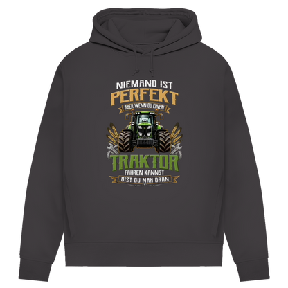 Damen Premium Bio Hoodie Traktor-Design